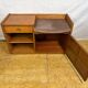 Mid-century retro vintage teak telephone seat by Nathan 1960–1970