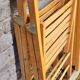 Set of 4 vintage mismatched folding chairs