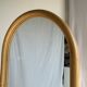 Floor mirror in bamboo and rattan H:1m80