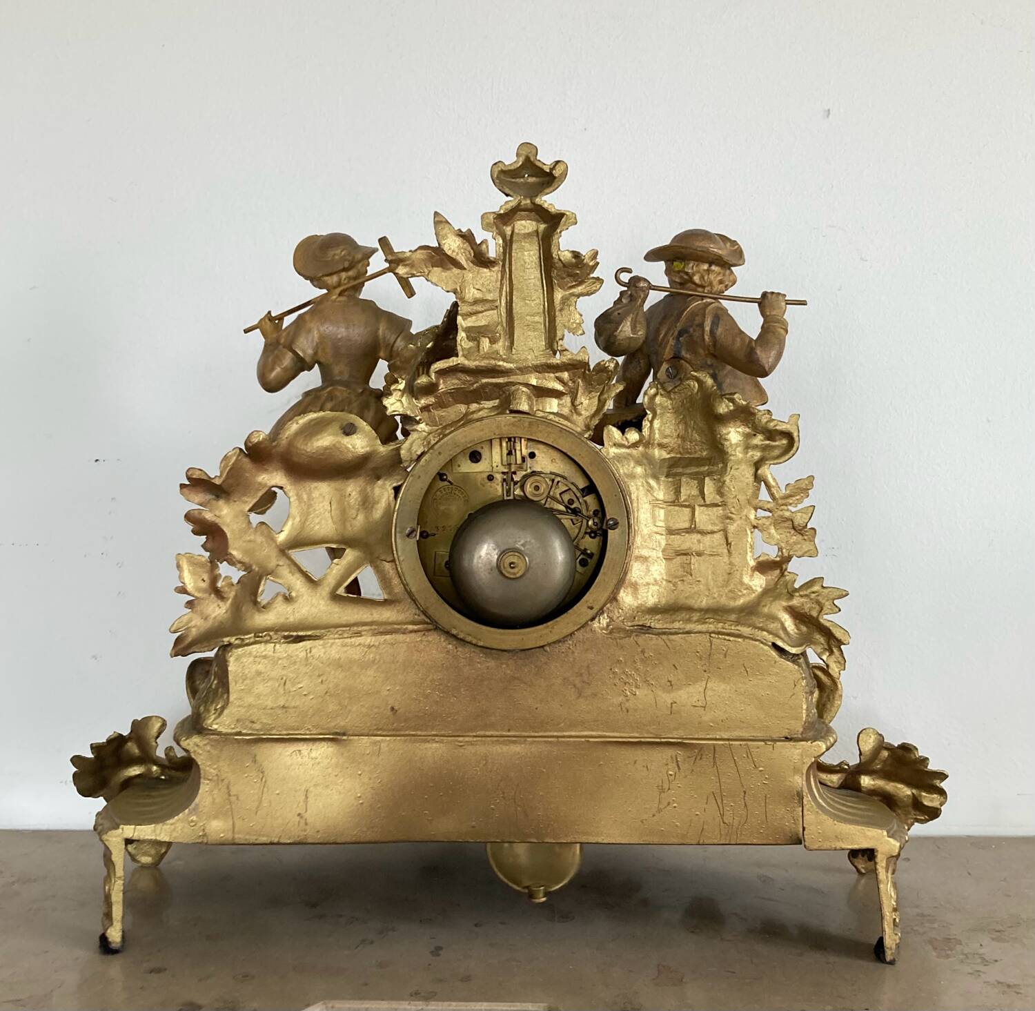 19th century pendulum c• detouche fseur de sm-l'empire paris japy Frères movement 1855