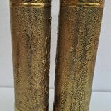 Pair of brass vases