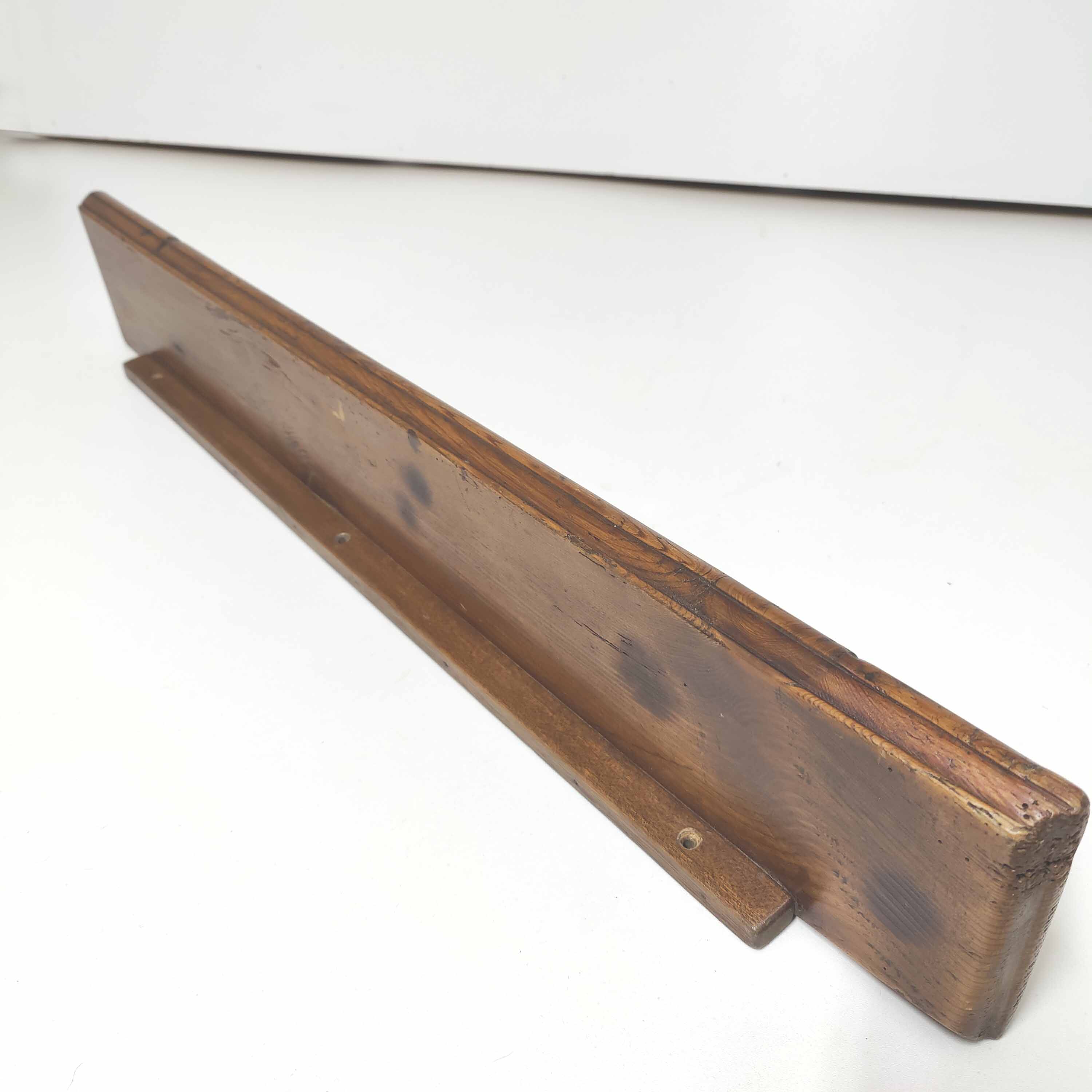 Vintage solid wood wall shelf