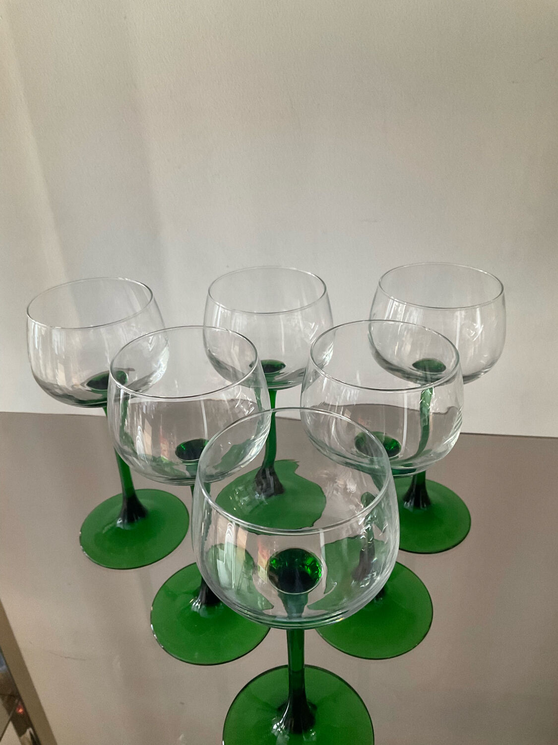 Série de 6 verres à vin vintage Luminarc