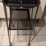 Eiffel feet serving table in the style of Mathieu Matégot