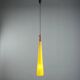1960s yellow Murano glass pendant light
