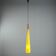 1960s yellow Murano glass pendant light