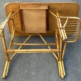 Vintage rattan desk from the 60s