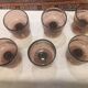 6 Biot blown glass cups