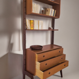 Freestanding teak storage unit, Vintage Scandinavian 1960s