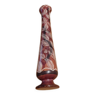 Engraved Stone Soliflore Vase