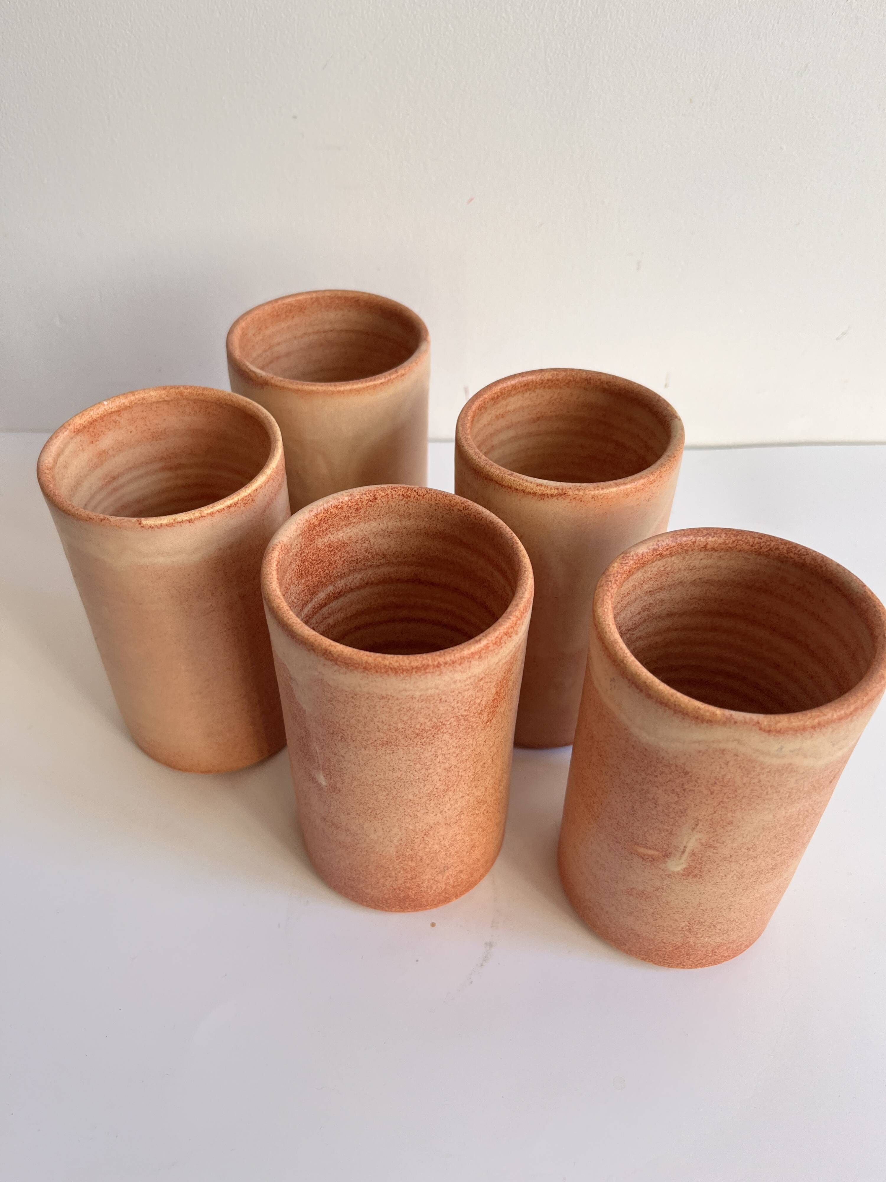Verres gobelets céramique