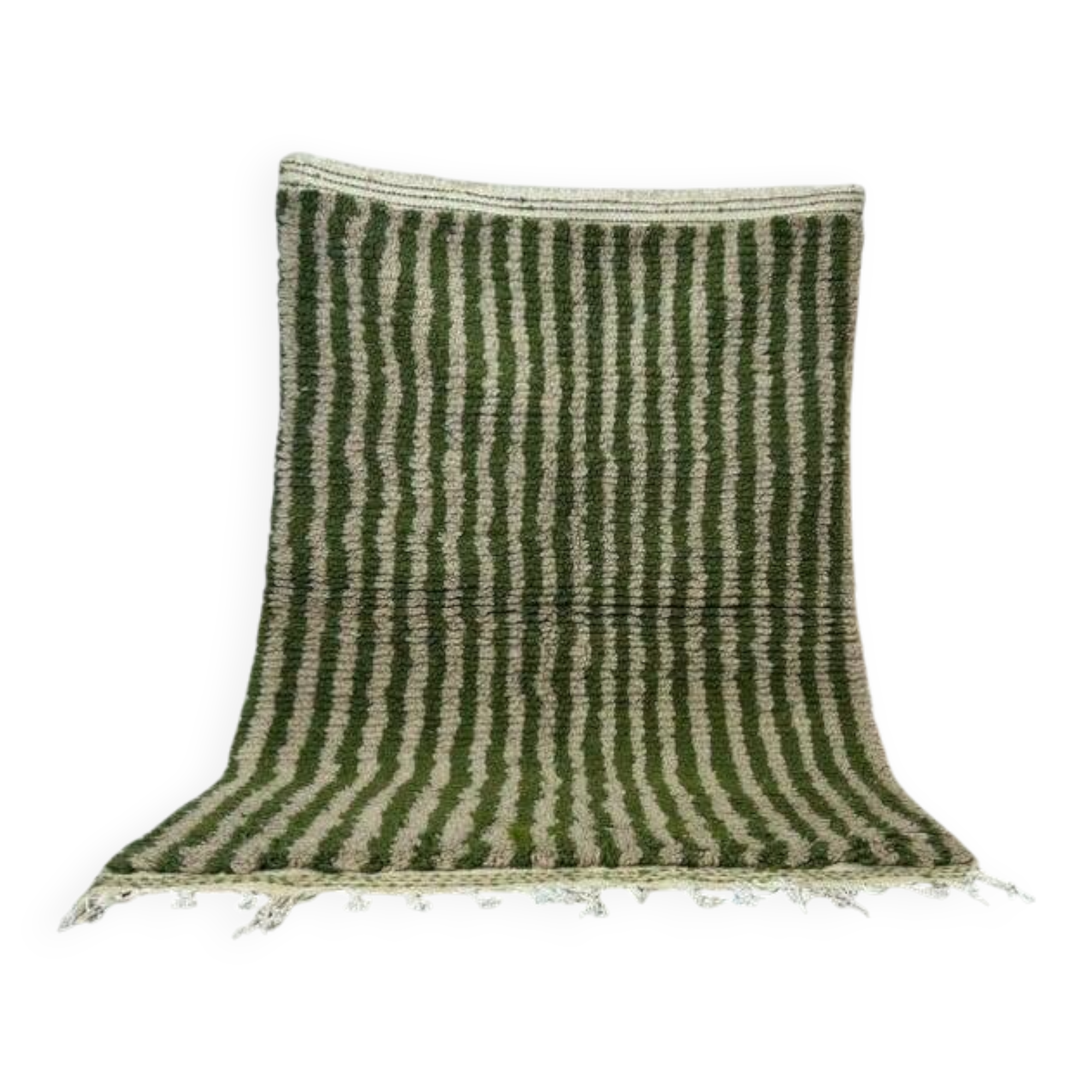 Handmade natural wool rug size 200 x 300 cm