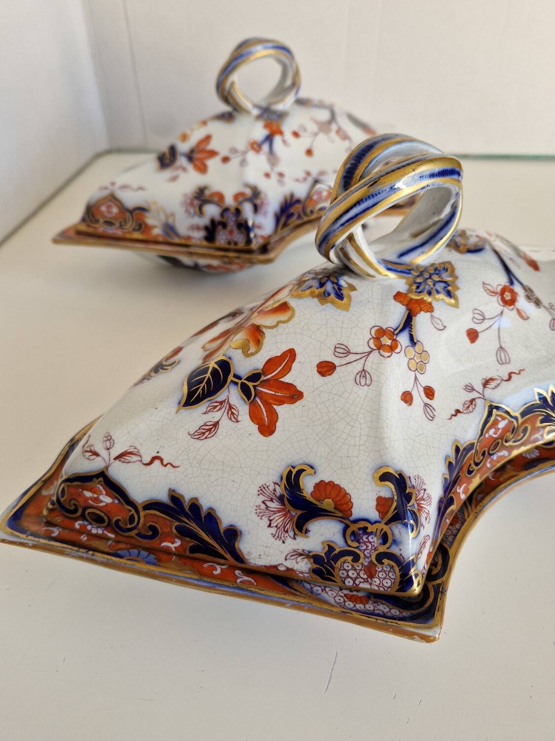 Set of 2 ceramic vegetable dishes, to be defined