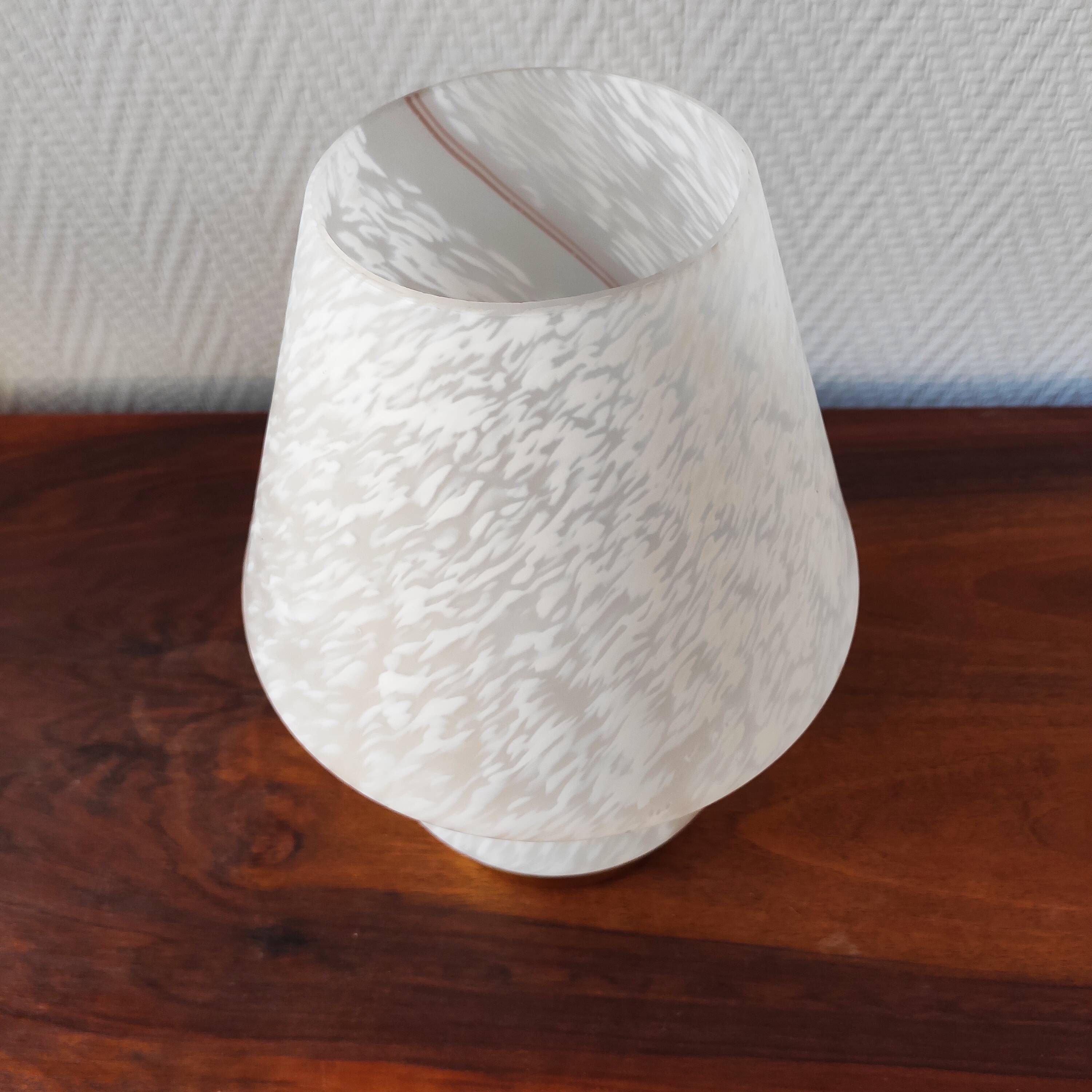 Vintage Murano glass mushroom lamp