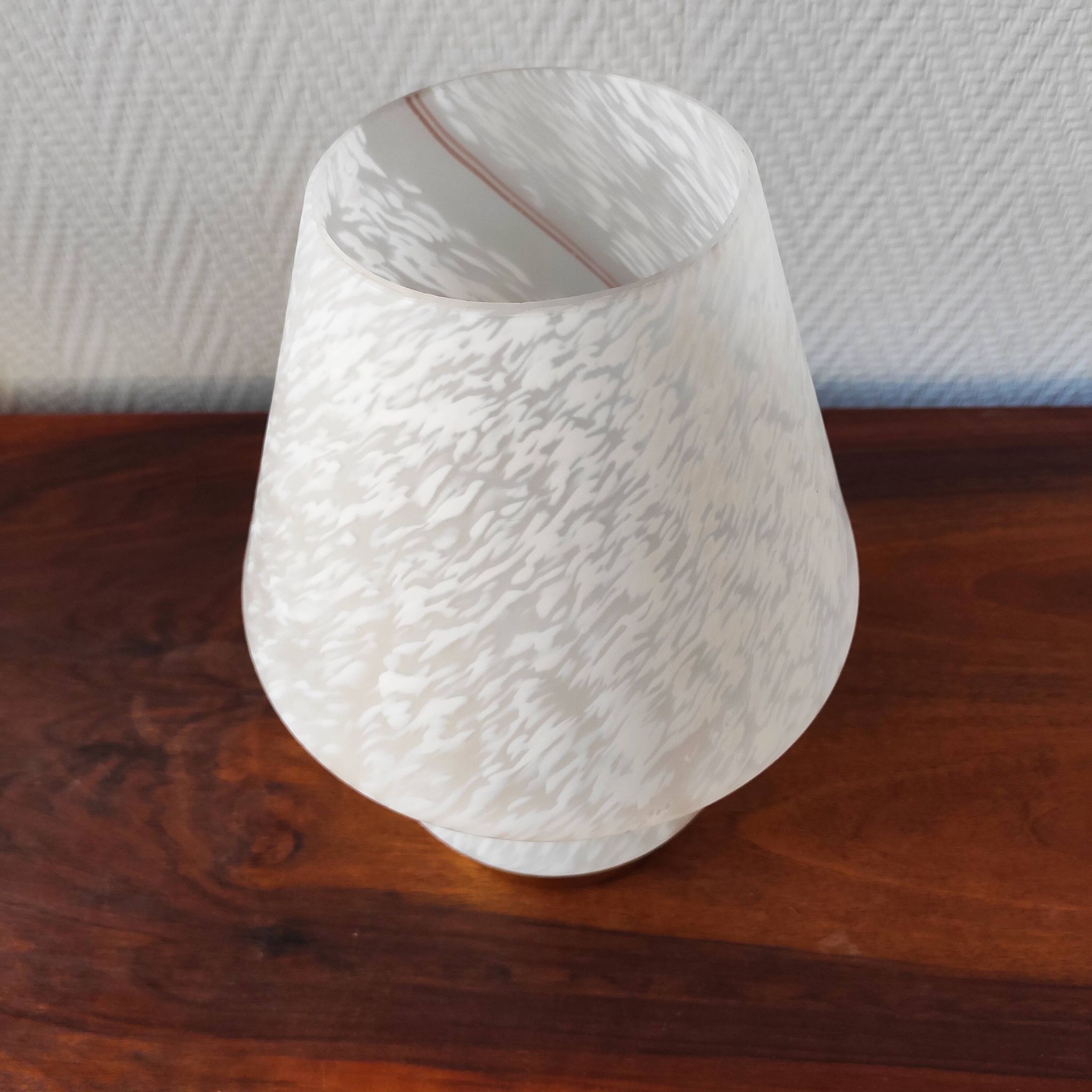 Lampe champignon vintage en verre de Murano