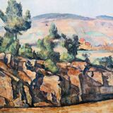 Oil on canvas: landscape