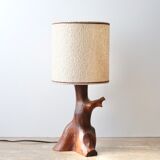 Olive wood monoxide lamp, 50s