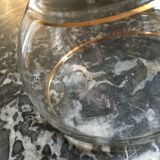 60'S gold glass carafe