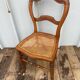 Chaise ancienne Louis Philippe bois + assise cannée vintage