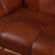 Fauteuils de club italiens vintage en simili cuir cognac, Italie années 1970, ensemble de 2