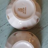Chauvigny porcelain floral bowls