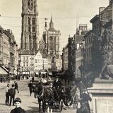 Old photography stereo, stereograph, luxury albumine 1903 Antwerp Belgium