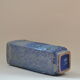 Vase fat lava blue - Strehla Keramik, made in West Germany 1970