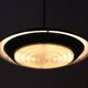 Rare big Lyfa Space Age pendant lamp / Mid-century Danish modern design / 1960s / 1970s / green