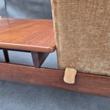 Modular teak sofa, Scandinavian vintage 1960s
