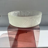 Art deco frosted glass cut
