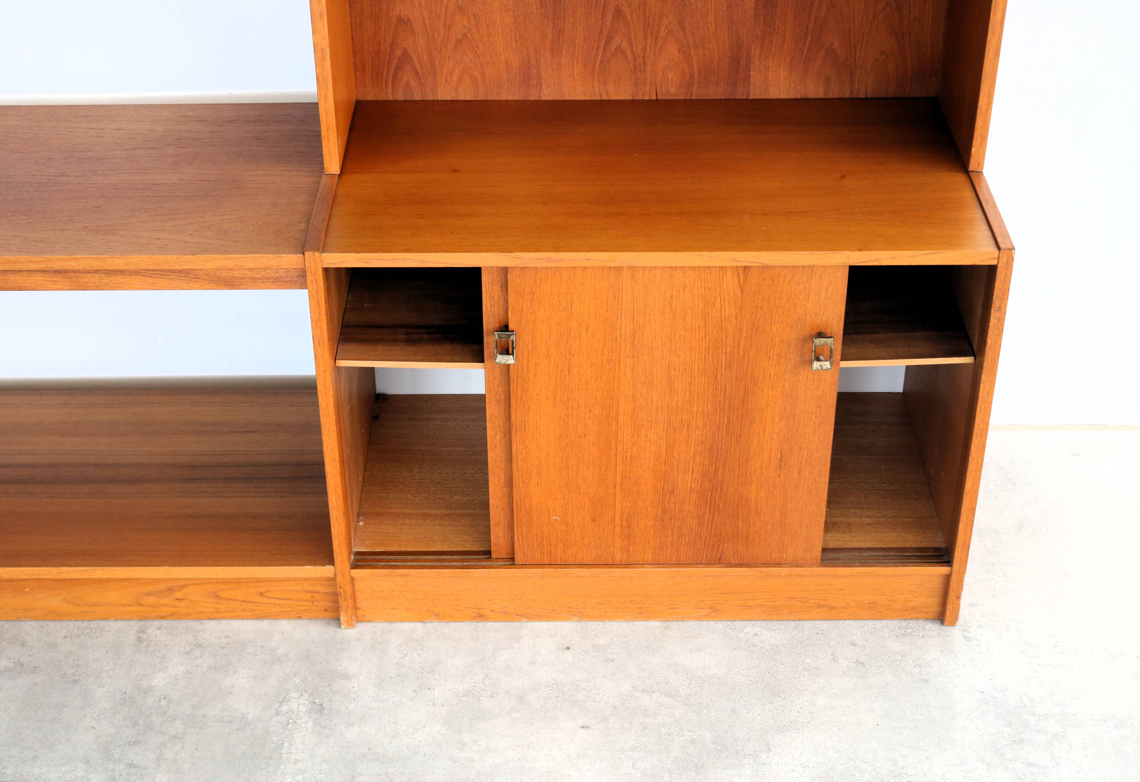 Vintage wall unit | bookcase | 1960s | teak