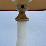 Alabaster column lamp from the 1960s
