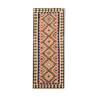 Tapis Kilim coureur afghan fait à la main 100x279cm