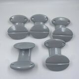 5 Gray coat hook