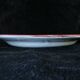 Lot de 2 assiettes en faience de l'est rose rouge 19eme LUNEVILLE / ST CLEMENT
