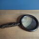Magnifier in solid wood carved ch 0222f001 old vintage
