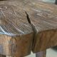 Tabouret tripode brutaliste