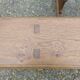 Pair of oak benches