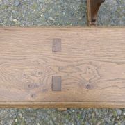 Pair of oak benches