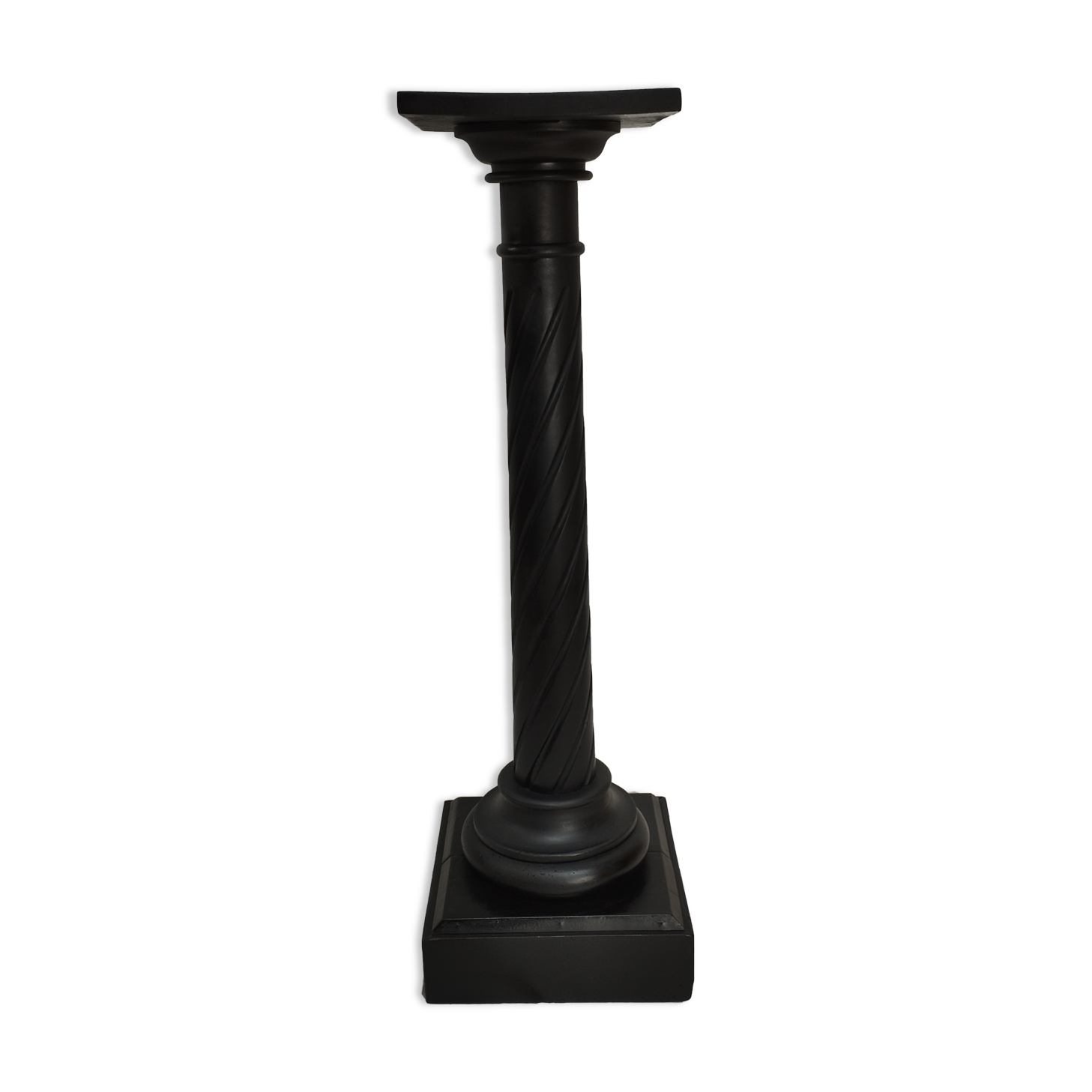 Blackened wooden column early twentieth century