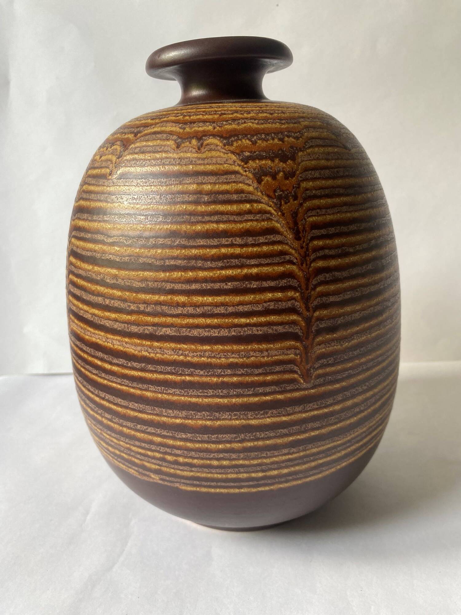 Vintage vase from the 60s, signed