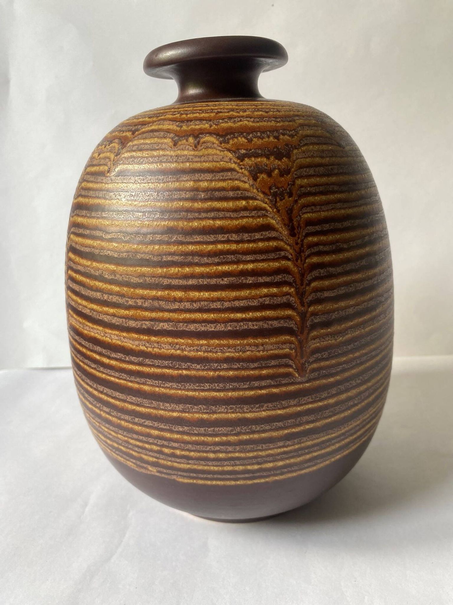 Vintage vase from the 60s, signed