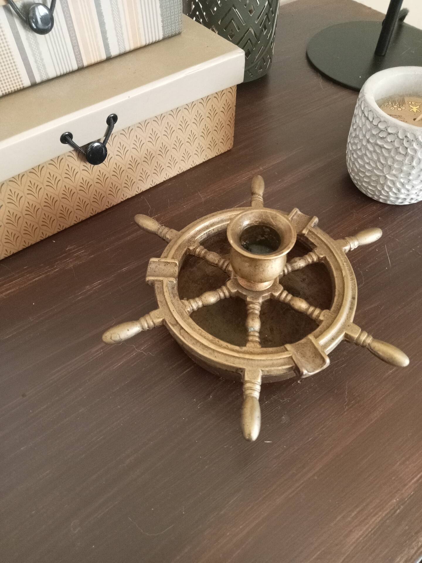 Brass ashtray