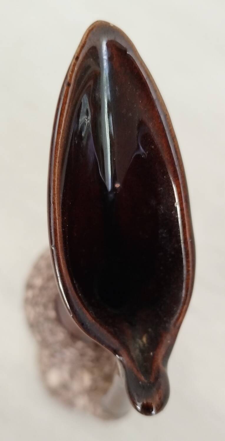 Soliflore Vase Ceramic Vallauris Fat Lava Vintage