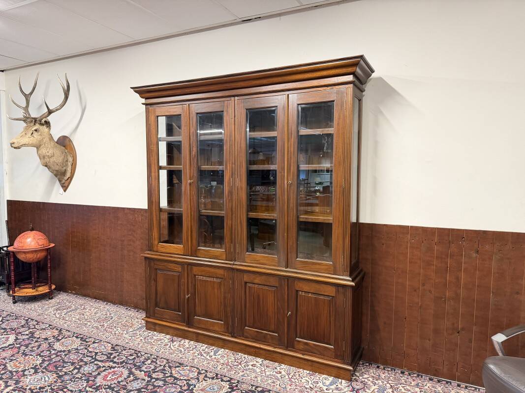 Classic English Bookcase Cabinet