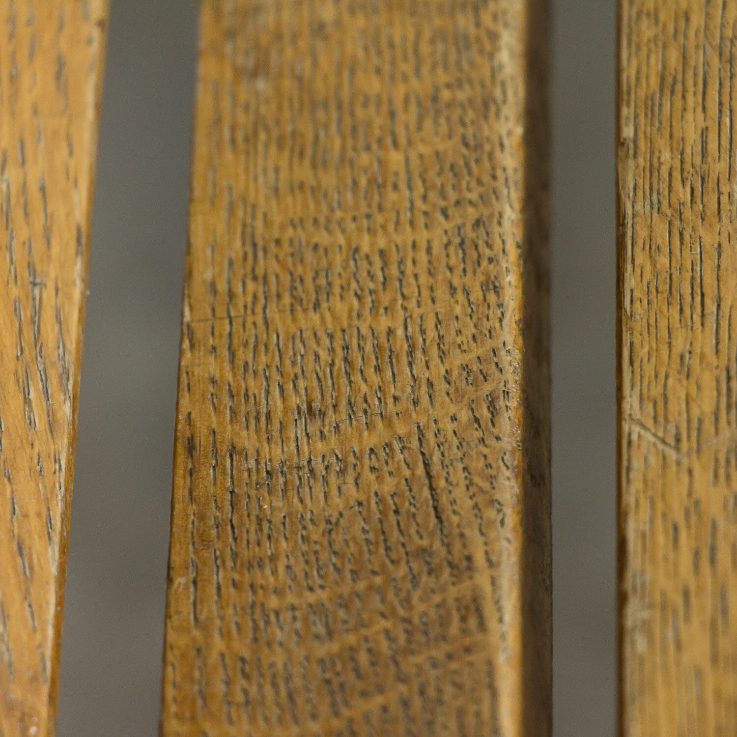 Wooden train station bench