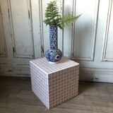 Cube tile / pink mosaic