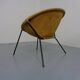 Danish Suede Folding Balloon Chair by Hans Olsen for Lea, 1960s