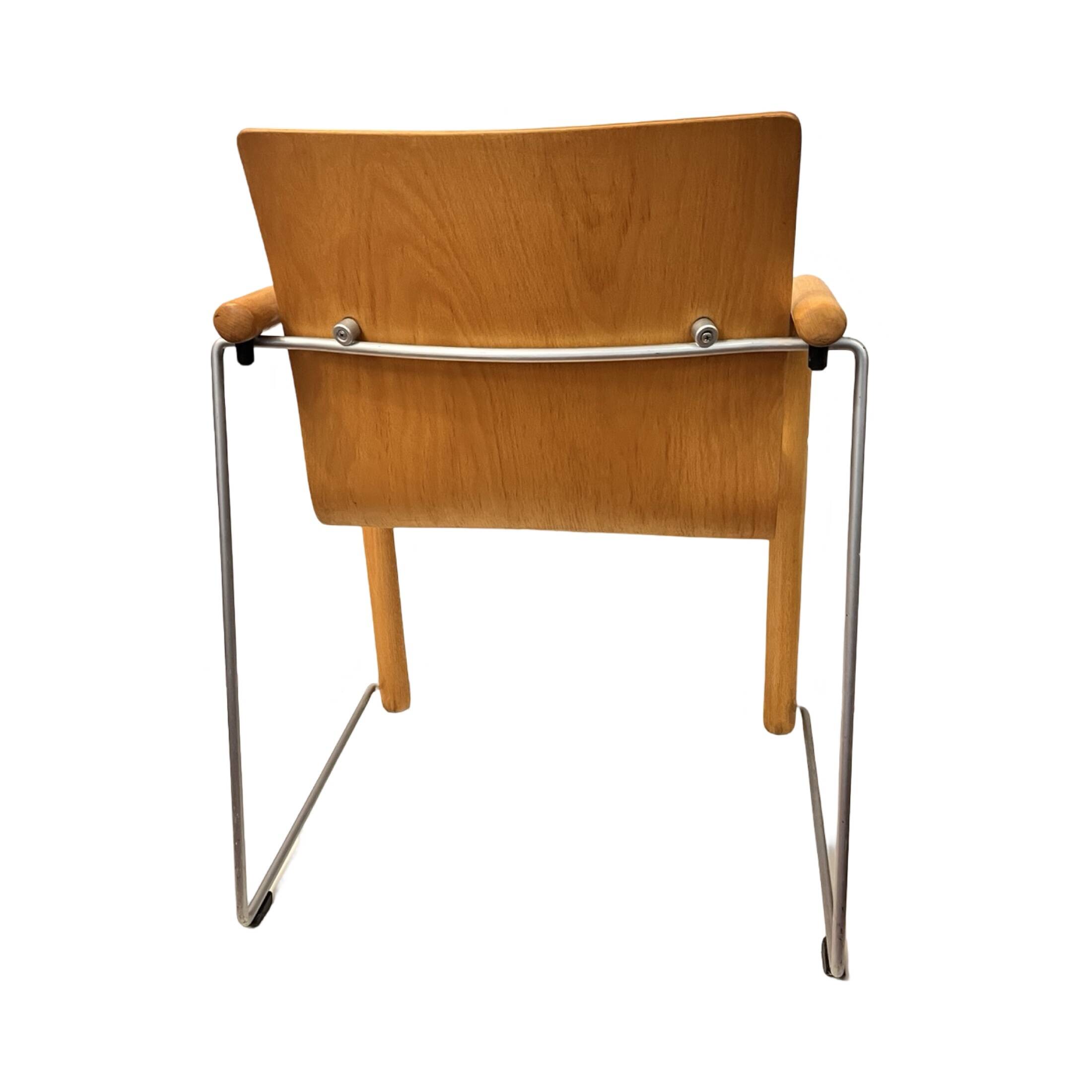Upholstered chair, type S320, designed by W. Schneider, U. Böhme, Thonet, Germany, 1984