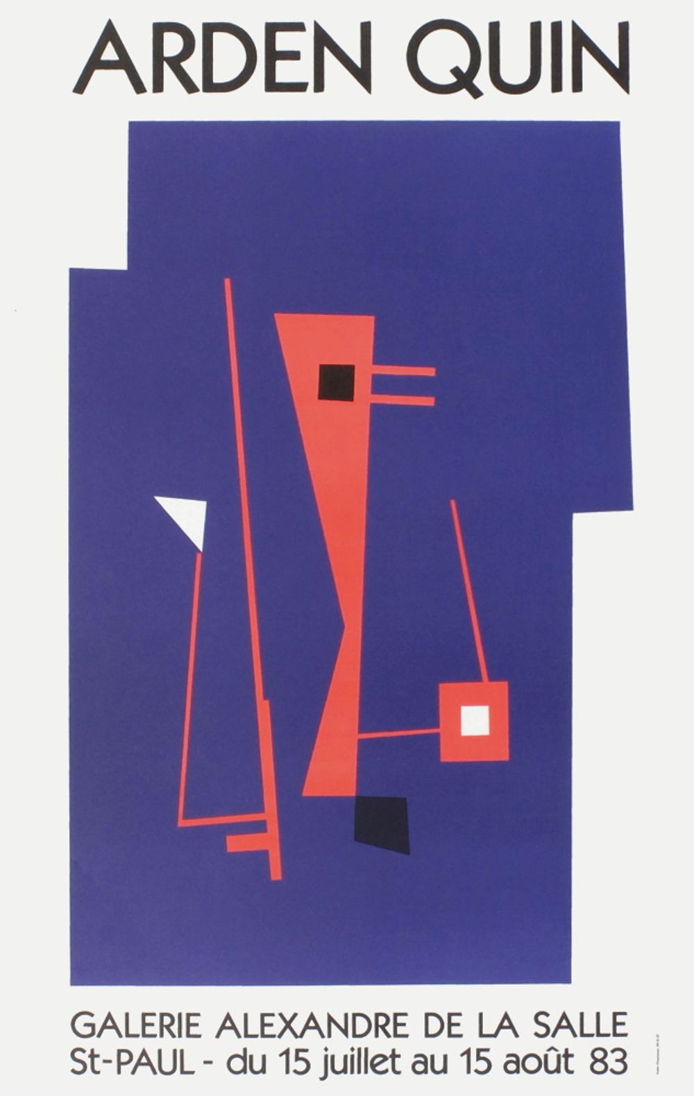Poster Arden Quin 1983